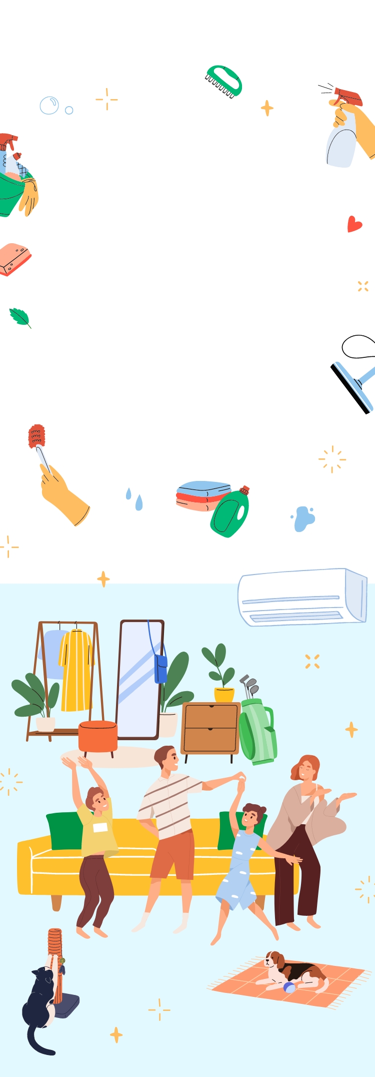 クリーンな空間で、笑顔あふれるひとときを